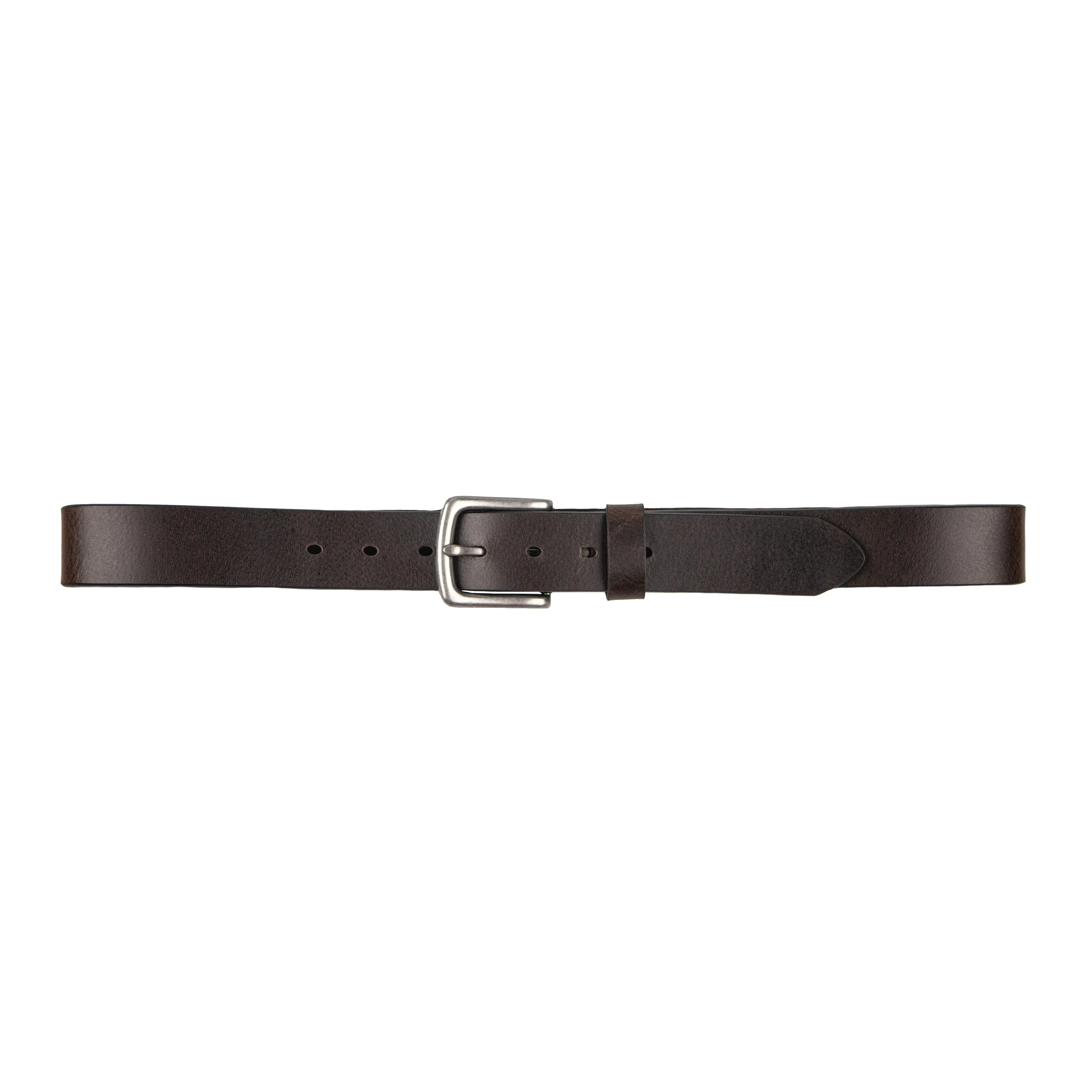 1 1/2" Dark Brown Beveled Edge Belt