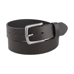 1 1/2" Dark Brown Beveled Edge Belt