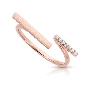 14kt Gold 1/20 ct tw Ring F VS Diamonds