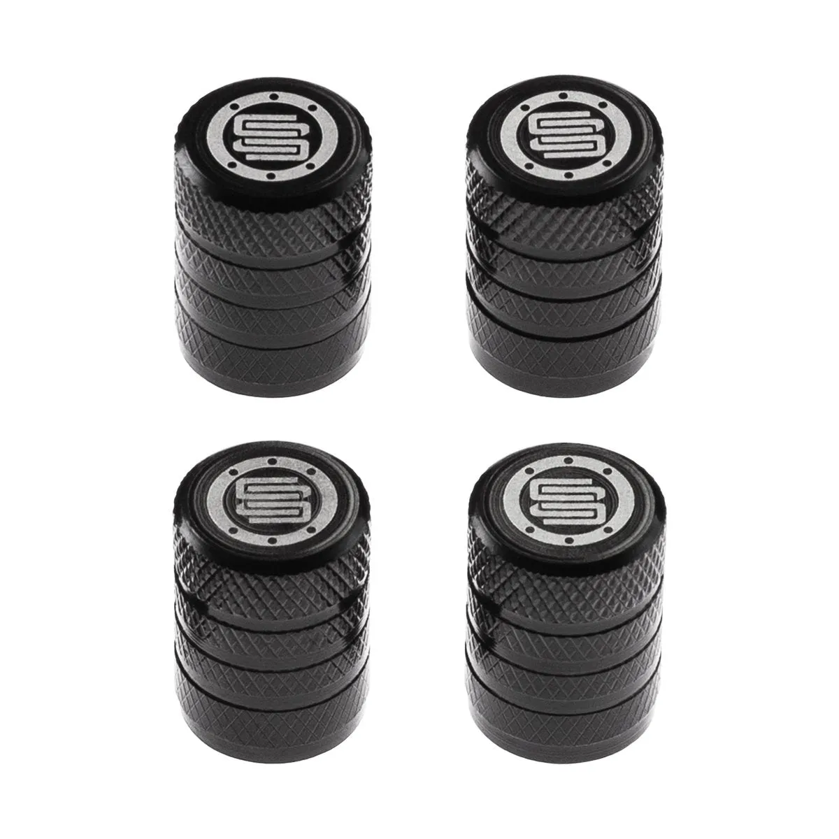 1994-2000 Kawasaki Mule 2500 Lug Centric Wheel Spacers / NEW PREMIUM TIRE VALVE CAPS