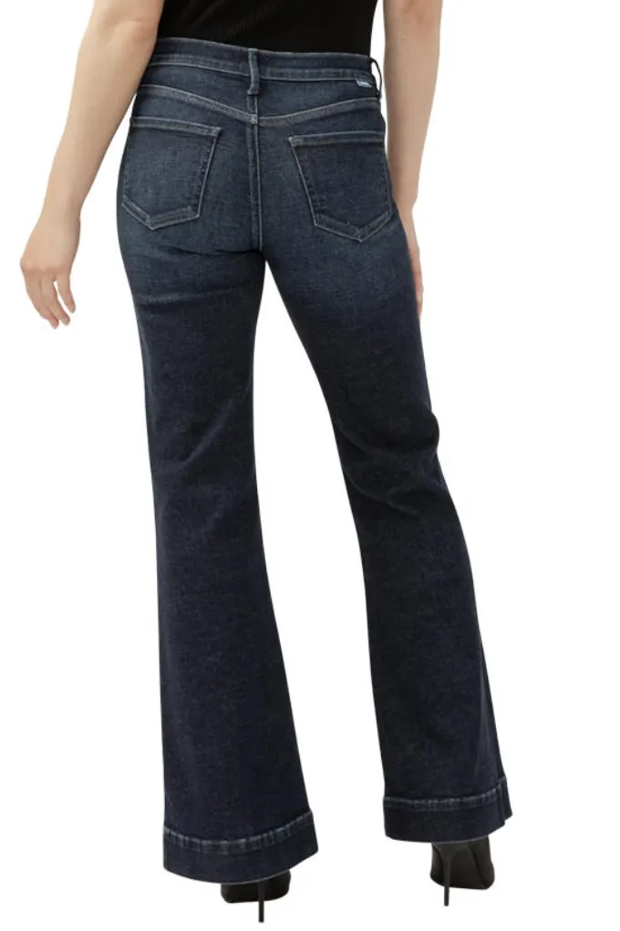 32 IN JAG COMFORT STRETCH DK OPERA BLUE FLARE DENIM