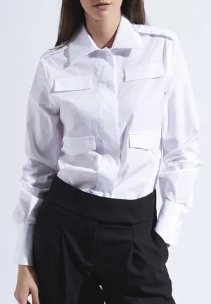 $495 ELEVENTY - 4-Pocket Shirt With Tabs Dress Shirt Cotton - 8 / 46