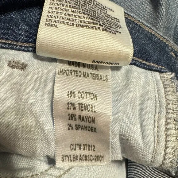 AGOLDE Sophie High Rise Ripped Distressed Jeans