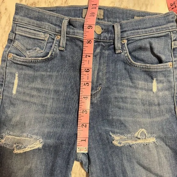 AGOLDE Sophie High Rise Ripped Distressed Jeans
