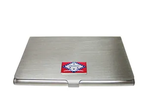 Arkansas State Flag Pendant Business Card Holder