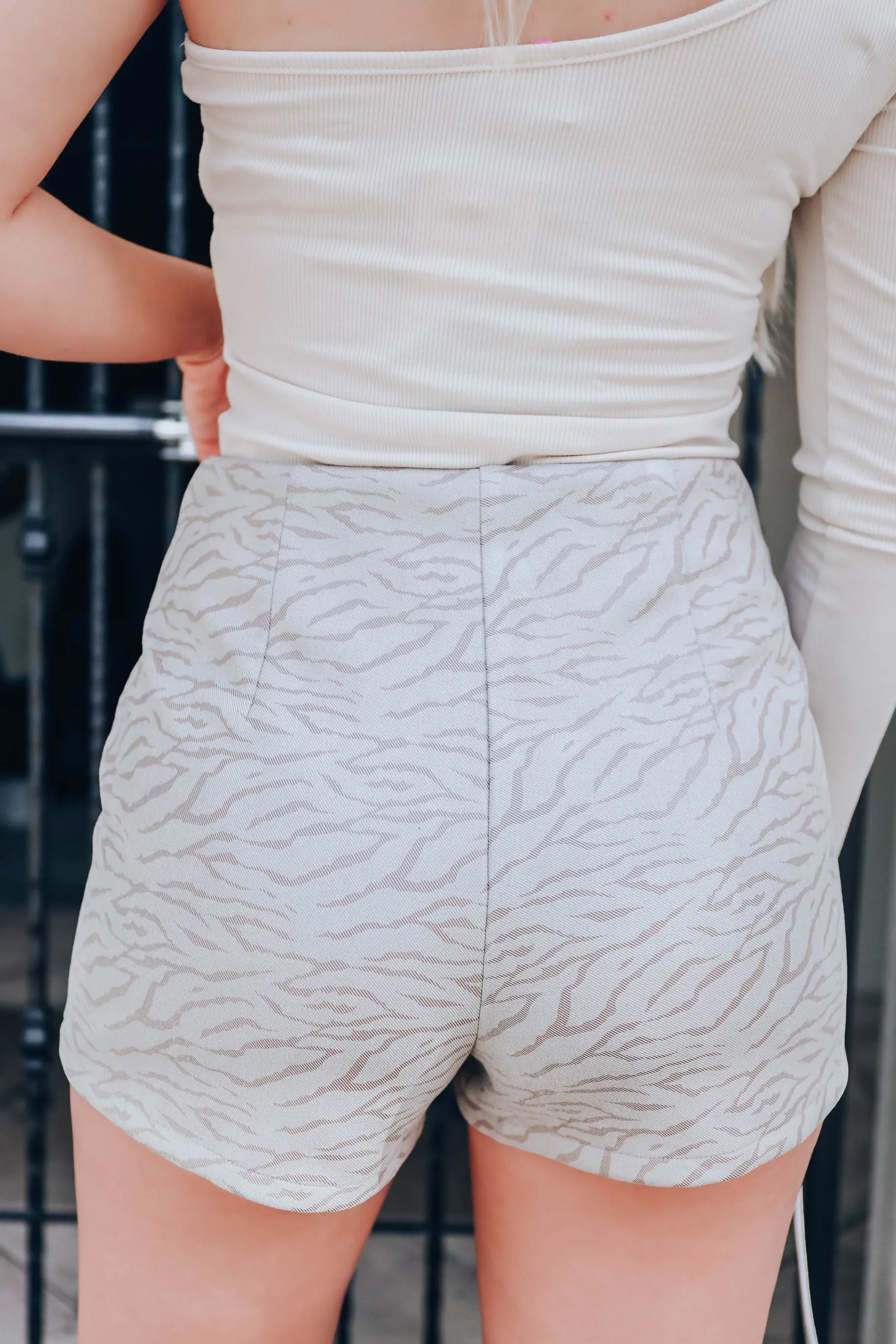 Ashby Front Zipper Shorts