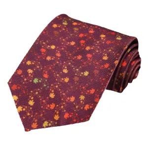 Autumn Leaves Extra Long Necktie