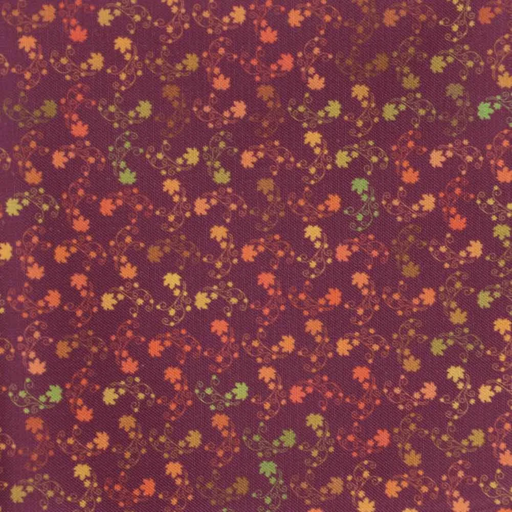 Autumn Leaves Extra Long Necktie