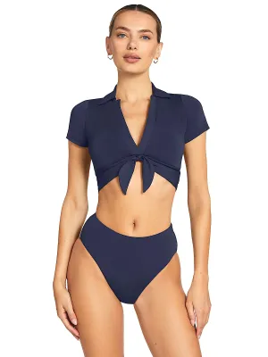 Ava T-Shirt Plunge-Ava High Waist Bikini