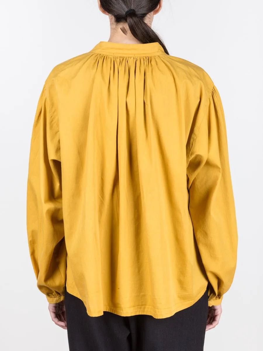 balloon sleeve blouse - honey