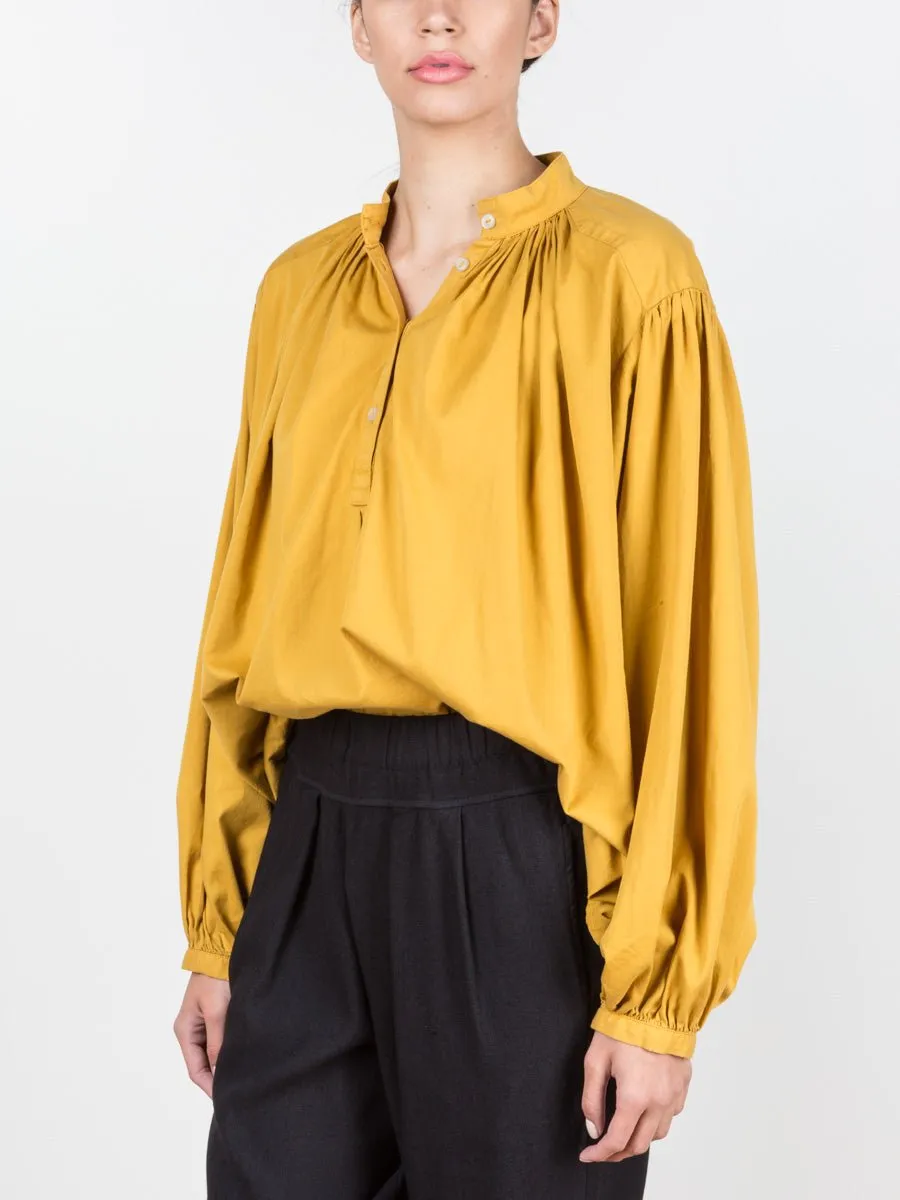 balloon sleeve blouse - honey