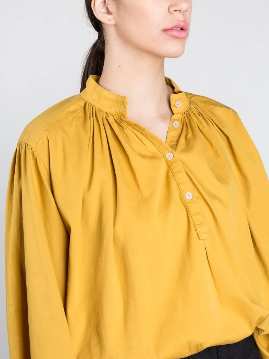 balloon sleeve blouse - honey