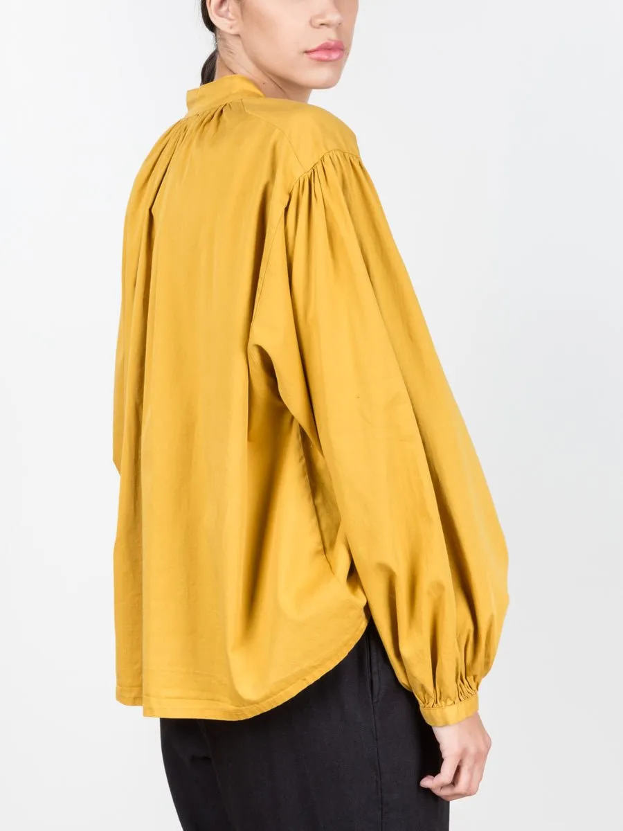 balloon sleeve blouse - honey