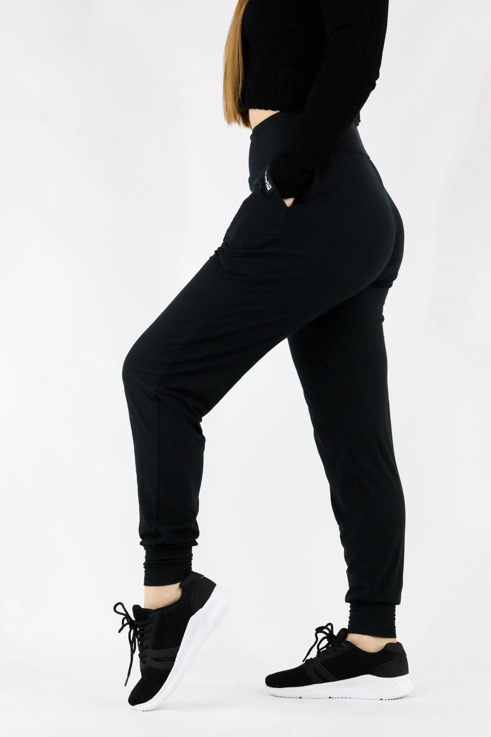Black - Hybrid 'Soft' Pocket Joggers 1.0