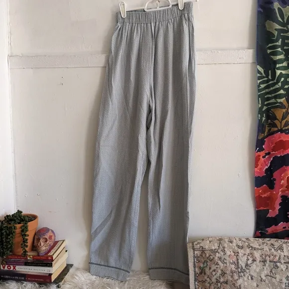 Black Iris Seersucker Lounge Joggers