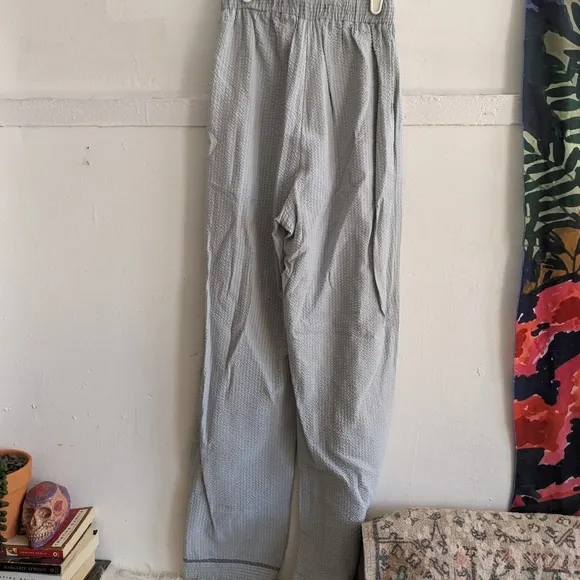 Black Iris Seersucker Lounge Joggers