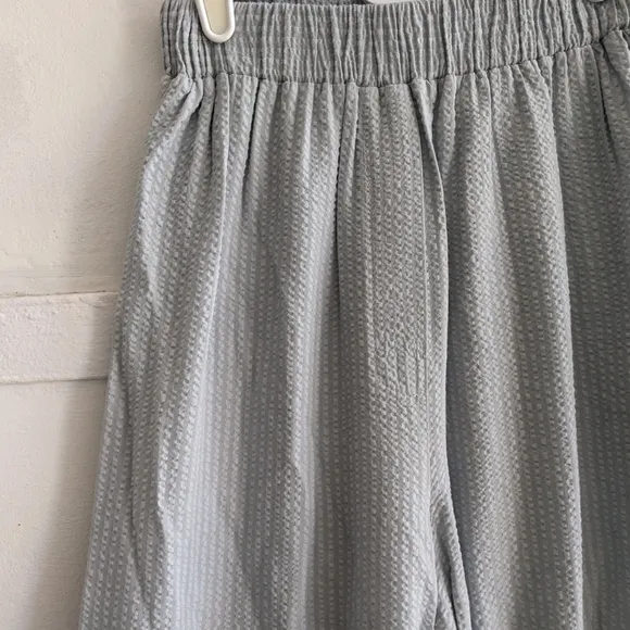 Black Iris Seersucker Lounge Joggers