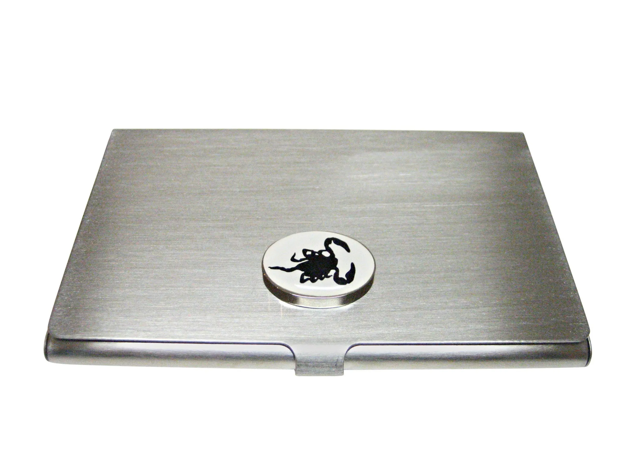 Black Scorpion Business Card Holder