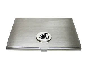 Black Scorpion Business Card Holder