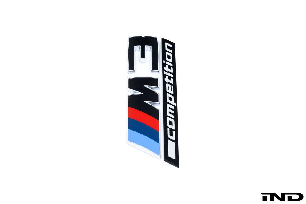 BMW G80 M3 LCI Competition Black Trunk Emblem
