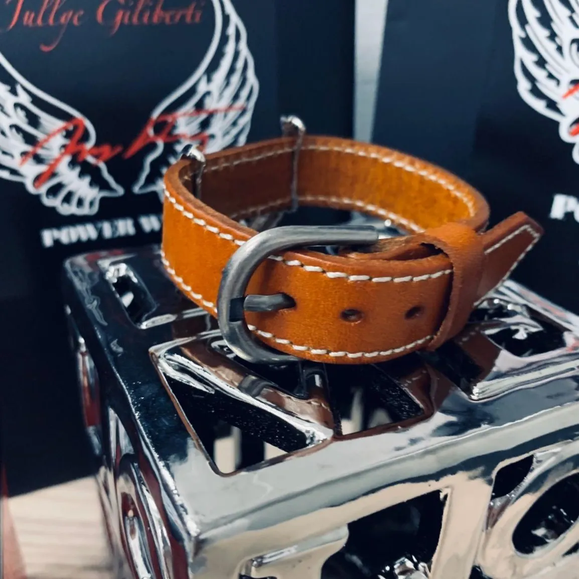 Bracelet Powerful Collection Color Brown - Power Wings By Jullye Giliberti