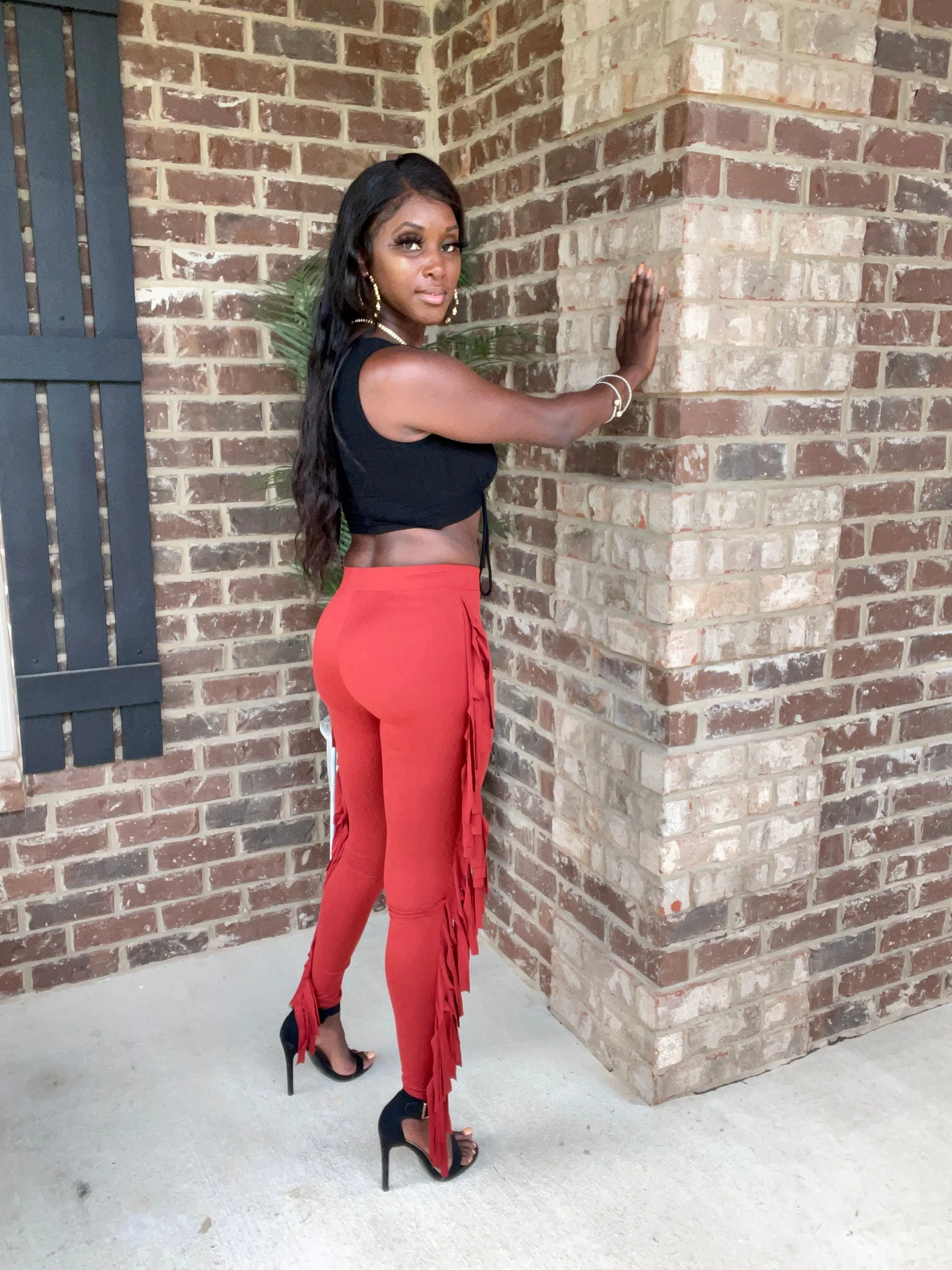 Bronco Fringed Leggings