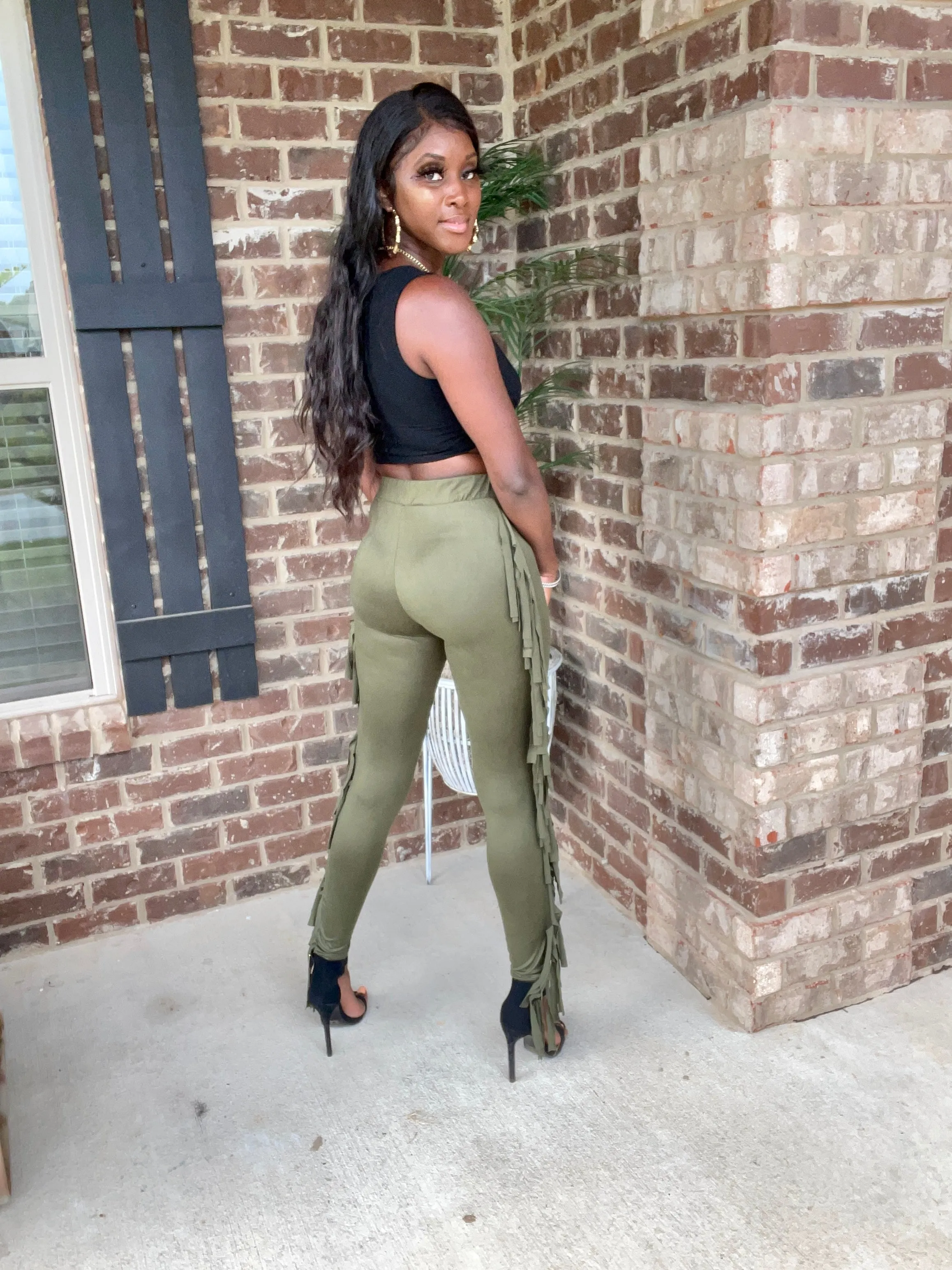 Bronco Fringed Leggings