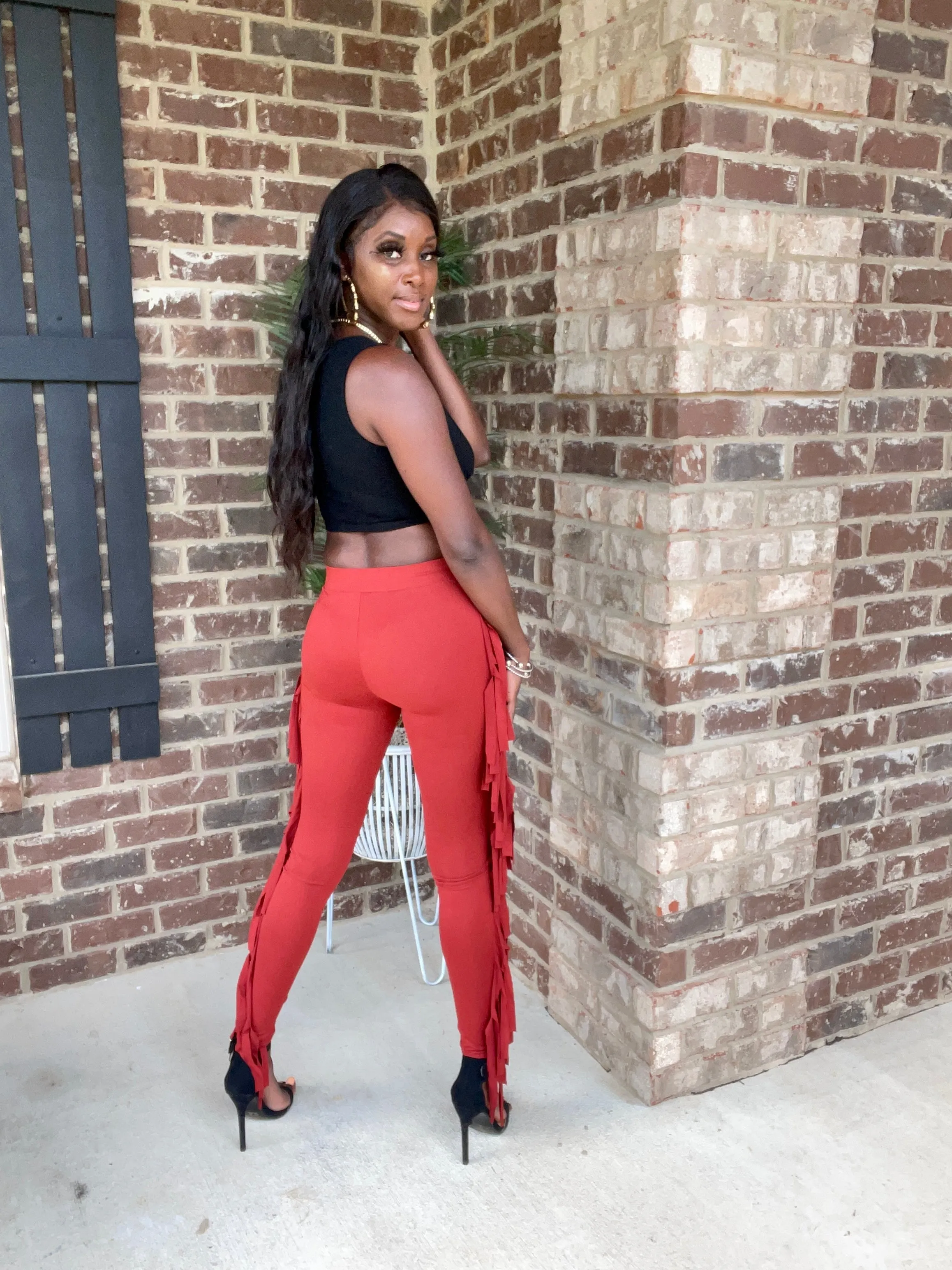 Bronco Fringed Leggings