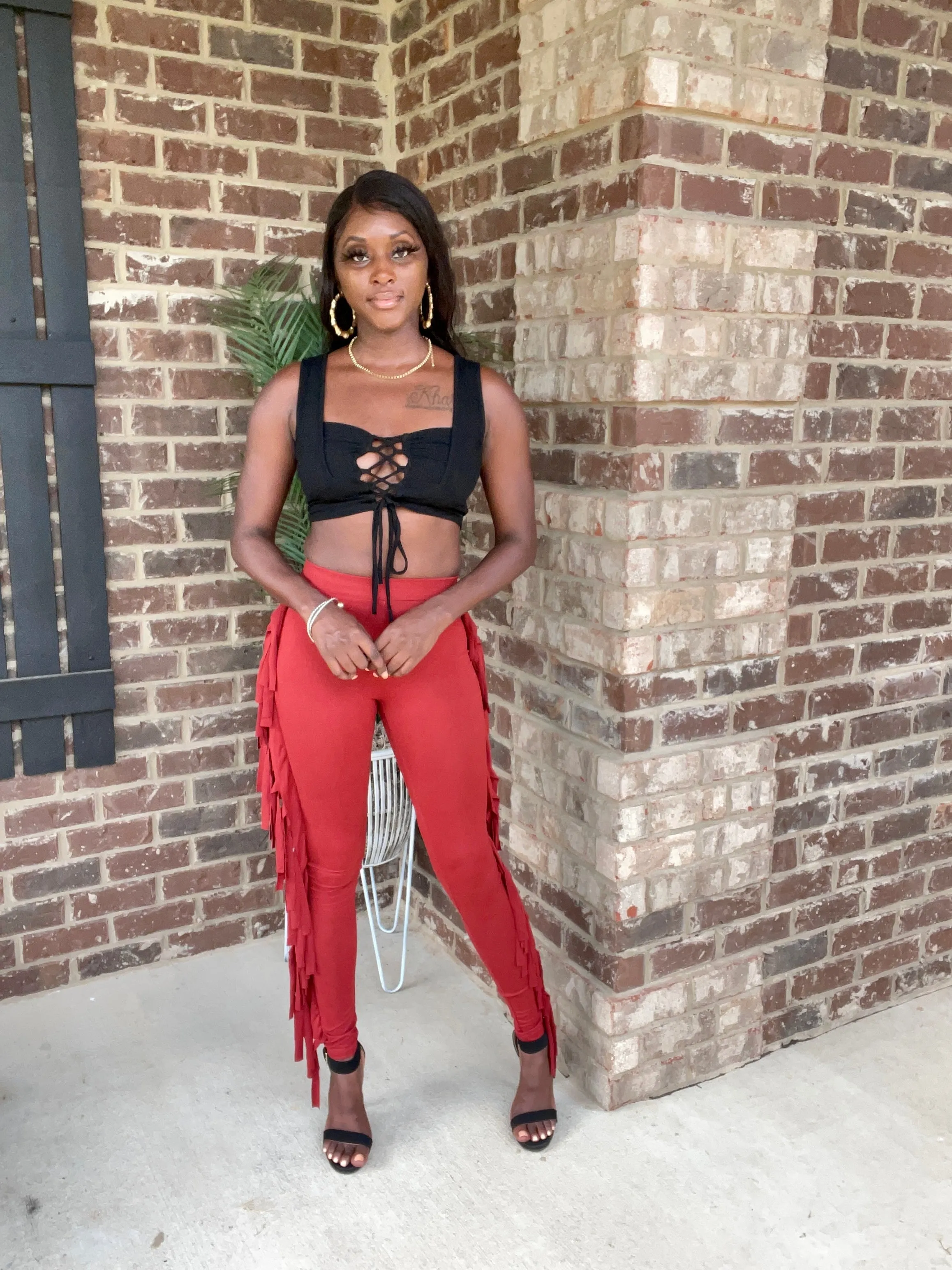 Bronco Fringed Leggings