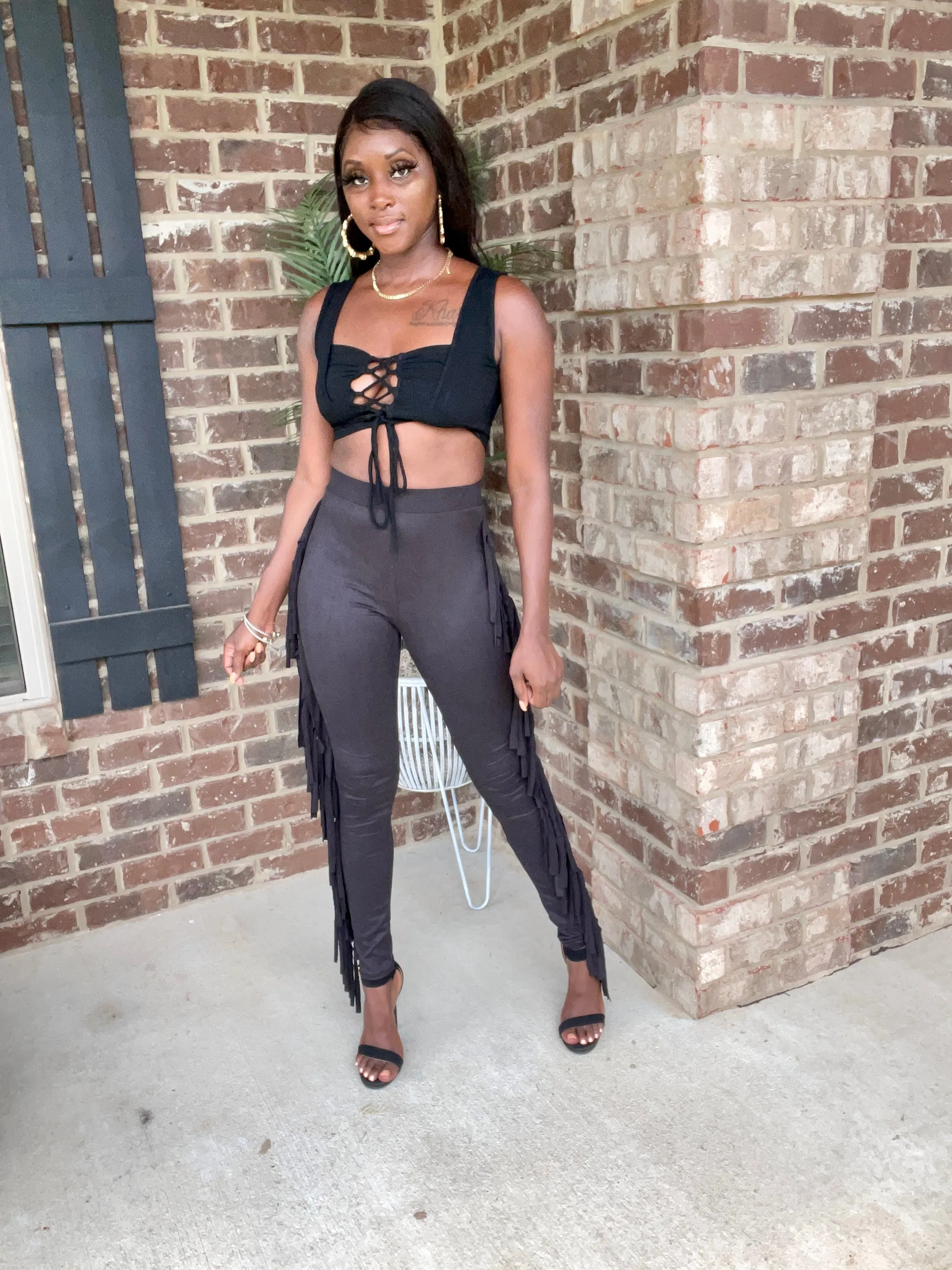 Bronco Fringed Leggings