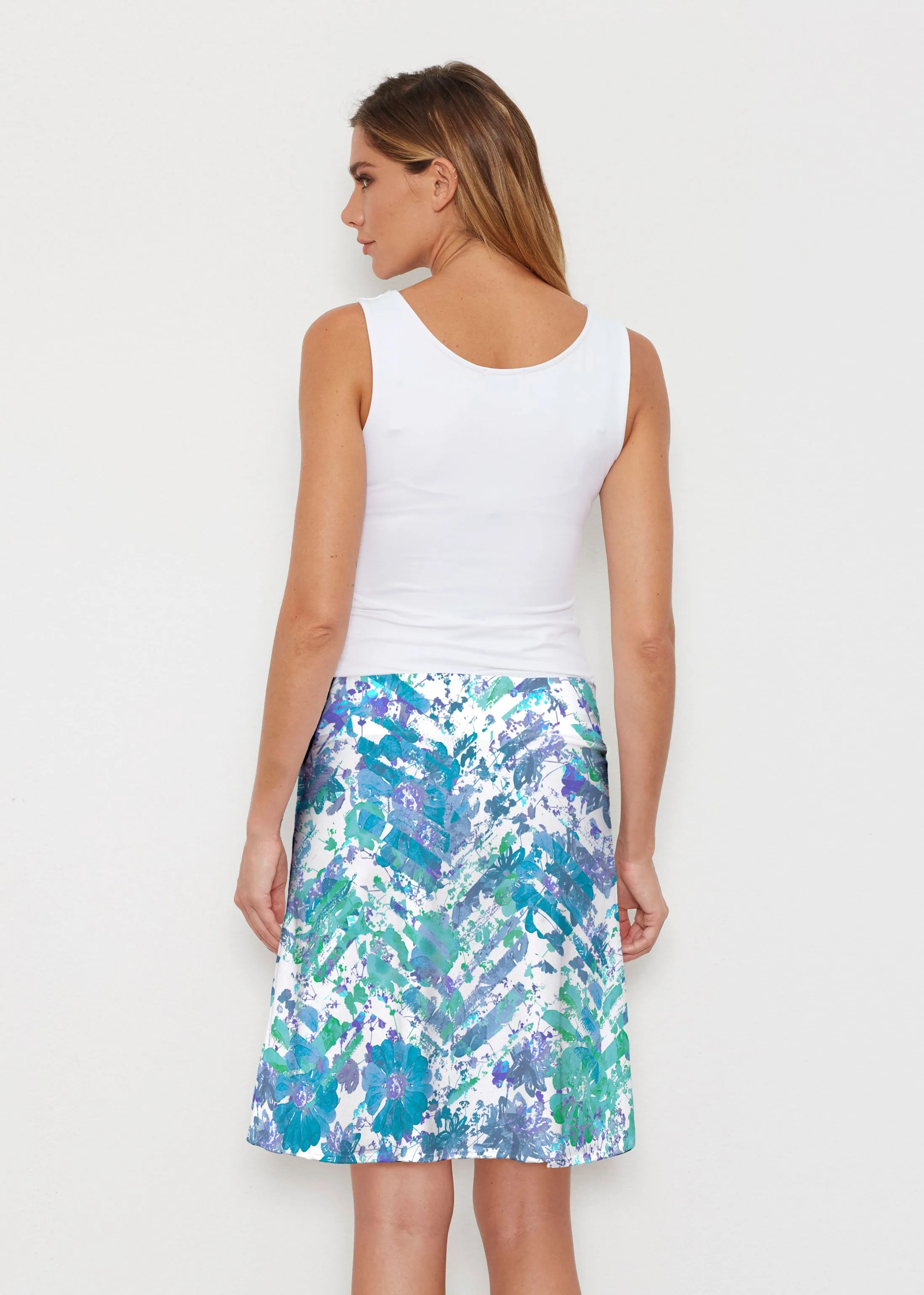 Capizee (16231) ~ Silky Brenda Skirt 21 inch