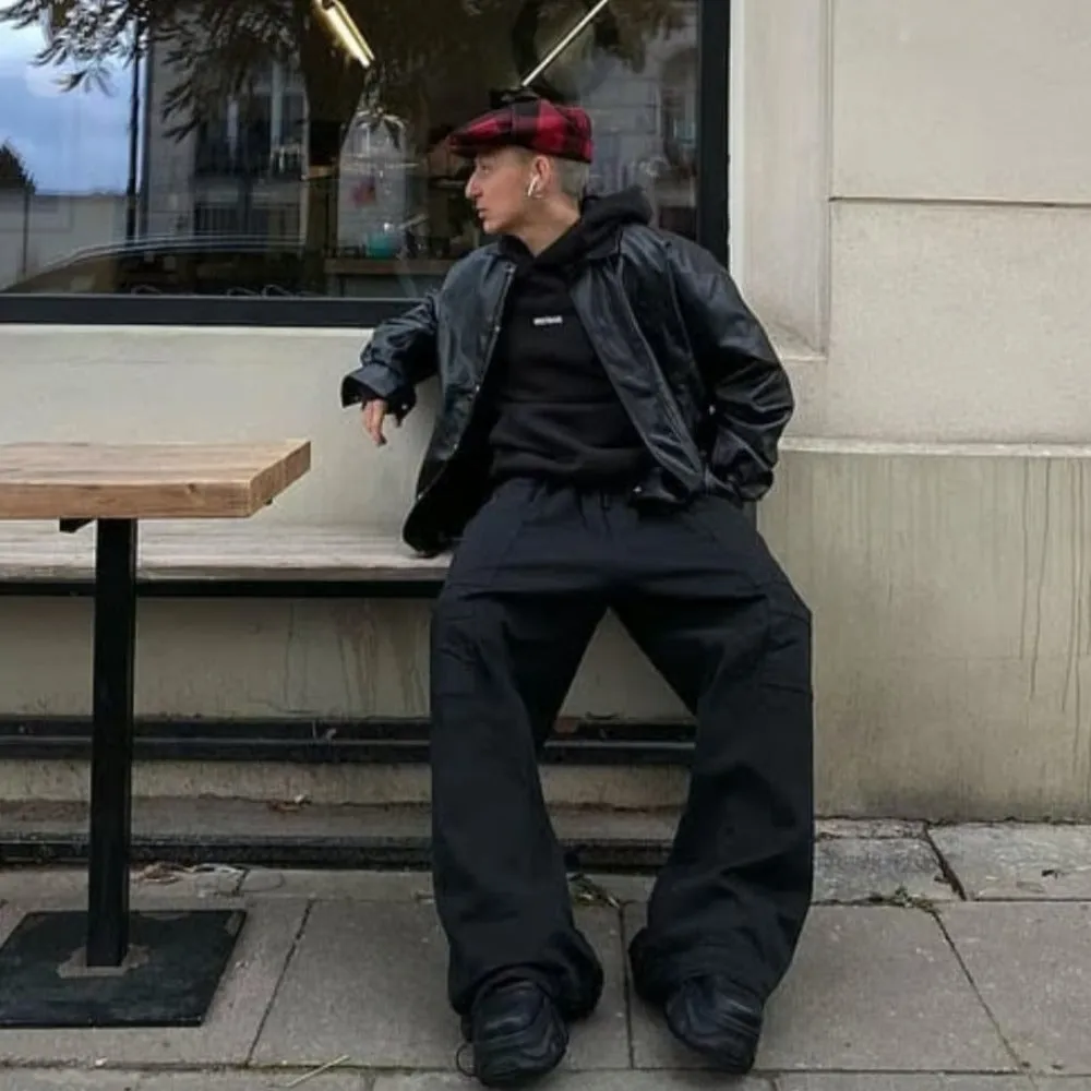 CE | Street Black Lapel Biker Jacket
