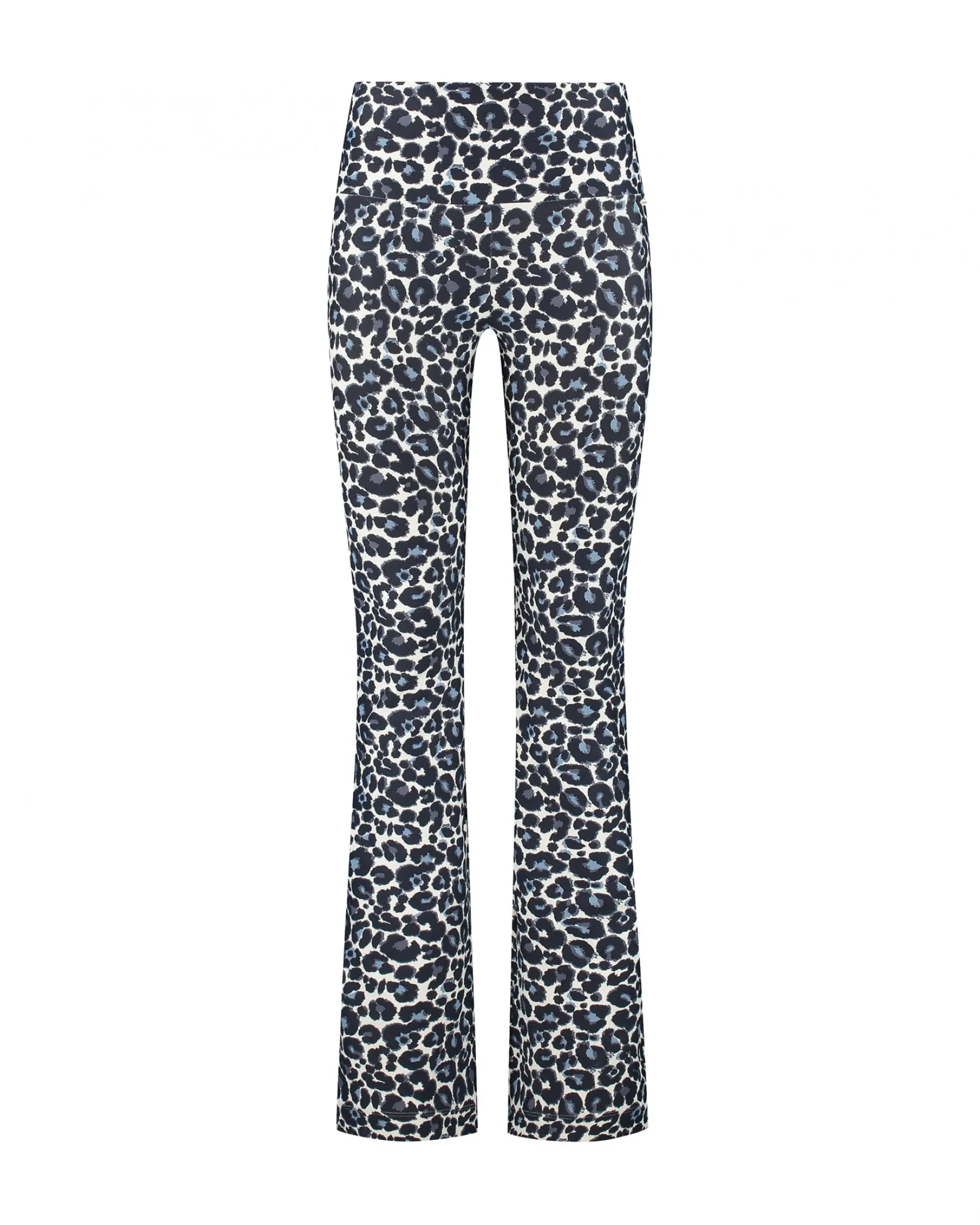 Celine Flared Leggings | Leopard Summer Blue