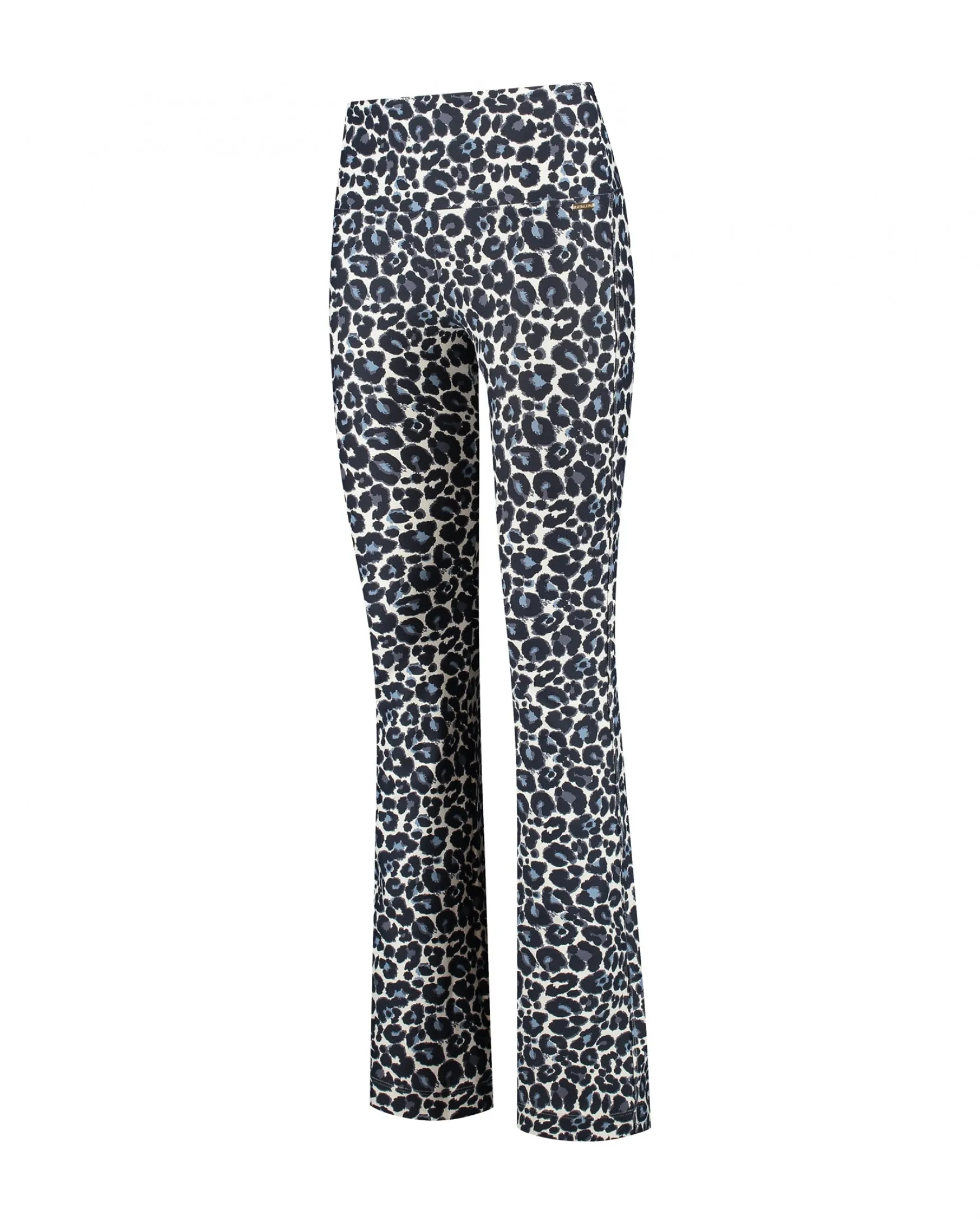 Celine Flared Leggings | Leopard Summer Blue