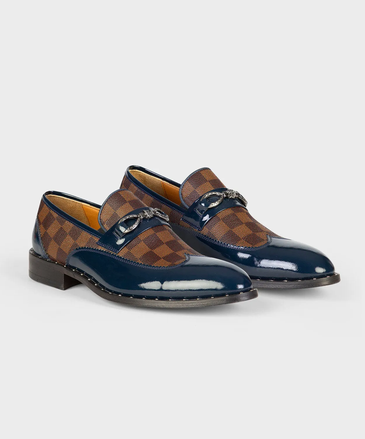 Checkered Loafers