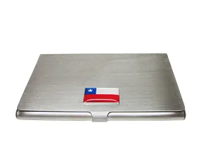 Chile Flag Pendant Business Card Holder