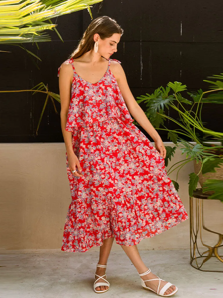 Color Me Love Tie-Up Dress