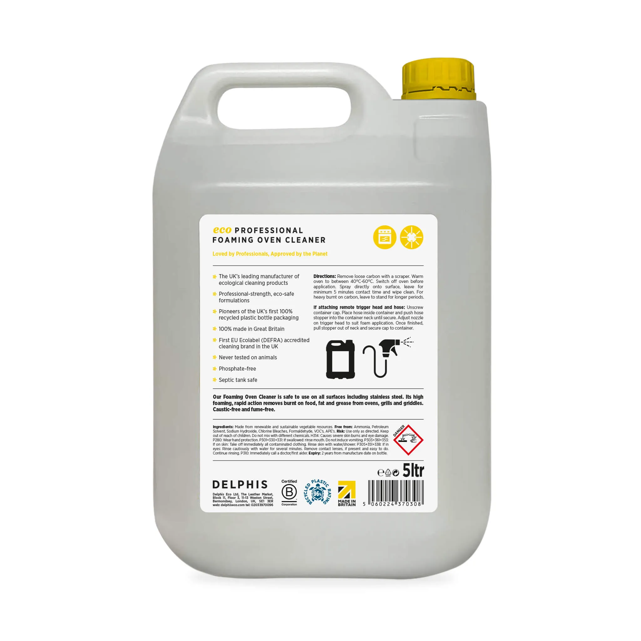Commercial Foaming Oven Cleaner 5L (RTU)