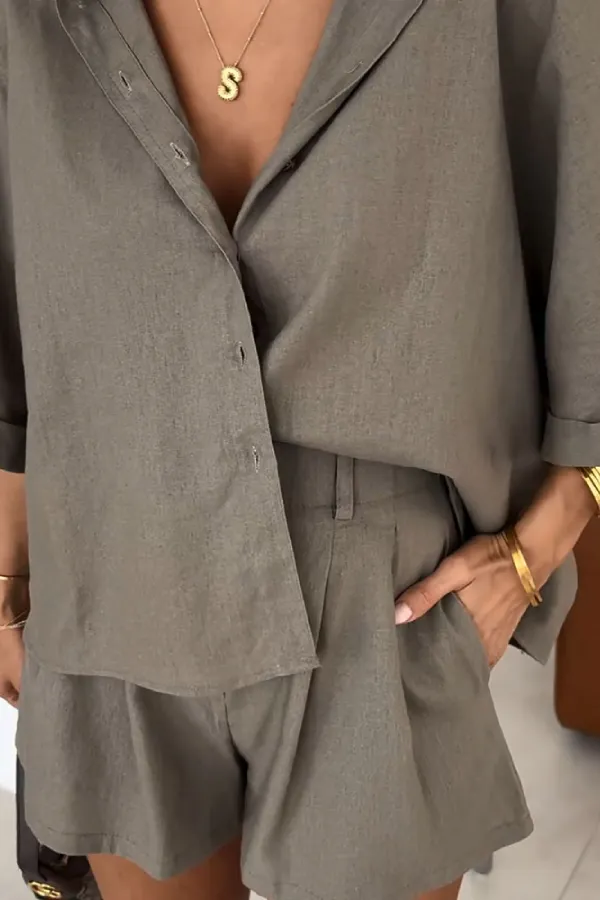 Daily Work and Casual Two-piece Set