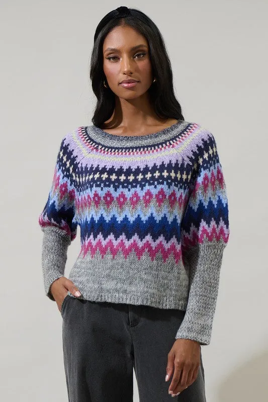Daria Fair Isle Sweater FINAL SALE