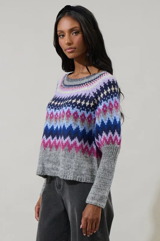 Daria Fair Isle Sweater FINAL SALE