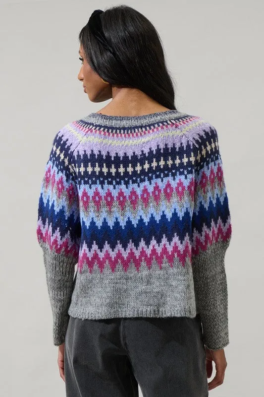 Daria Fair Isle Sweater FINAL SALE