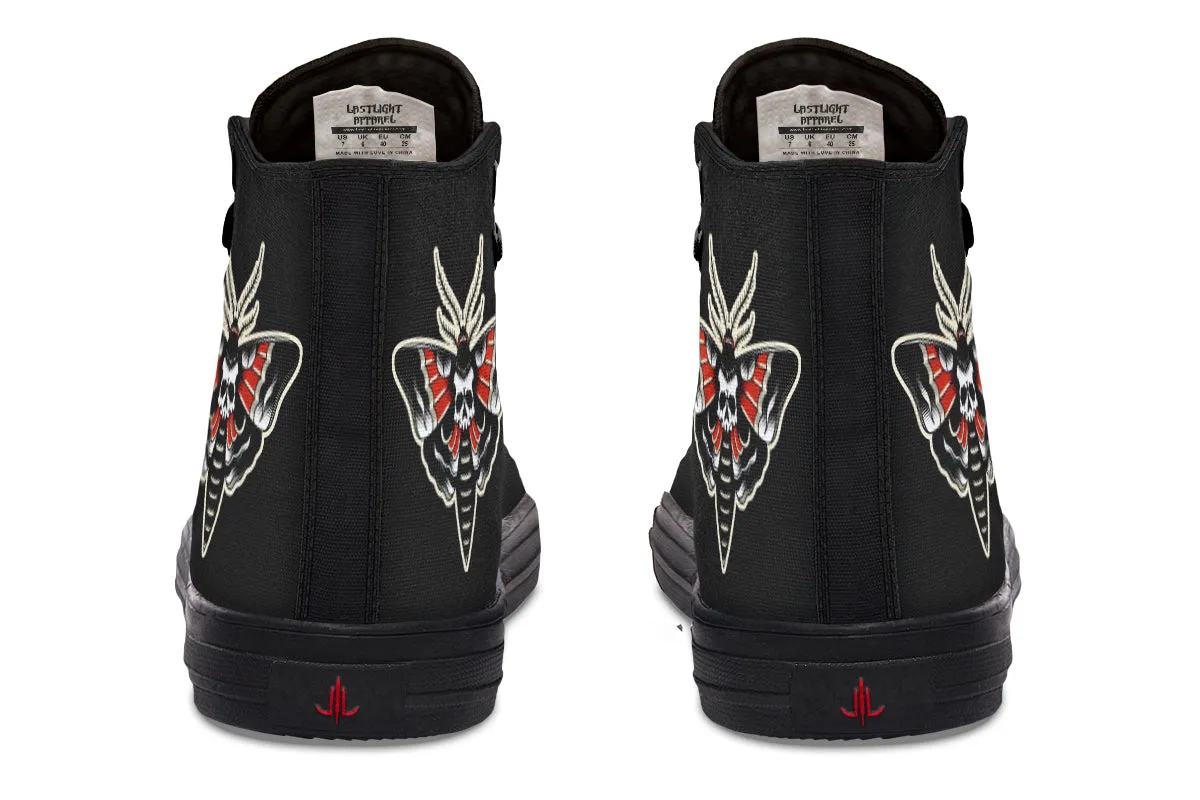 Deathmoth High Tops