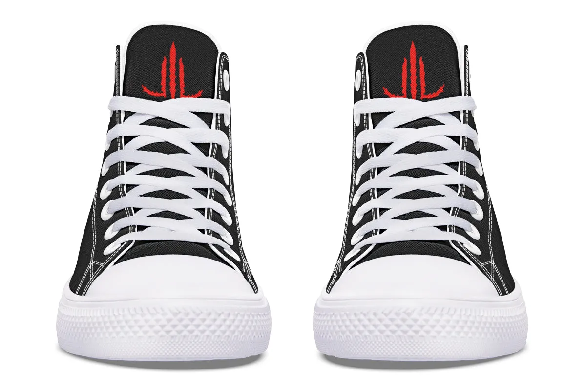 Demon Cat High Tops