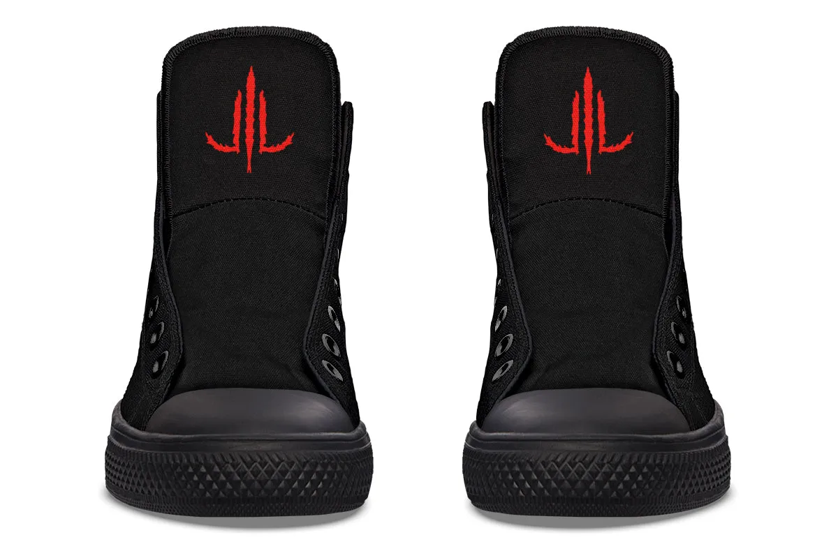 Demon Cat High Tops