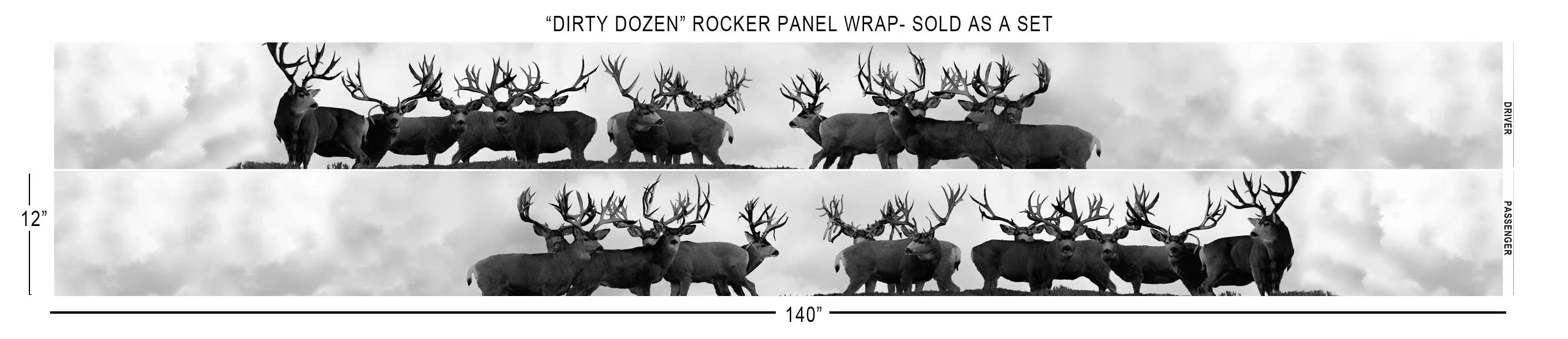 DIRTY DOZEN ROCKER PANEL WRAP