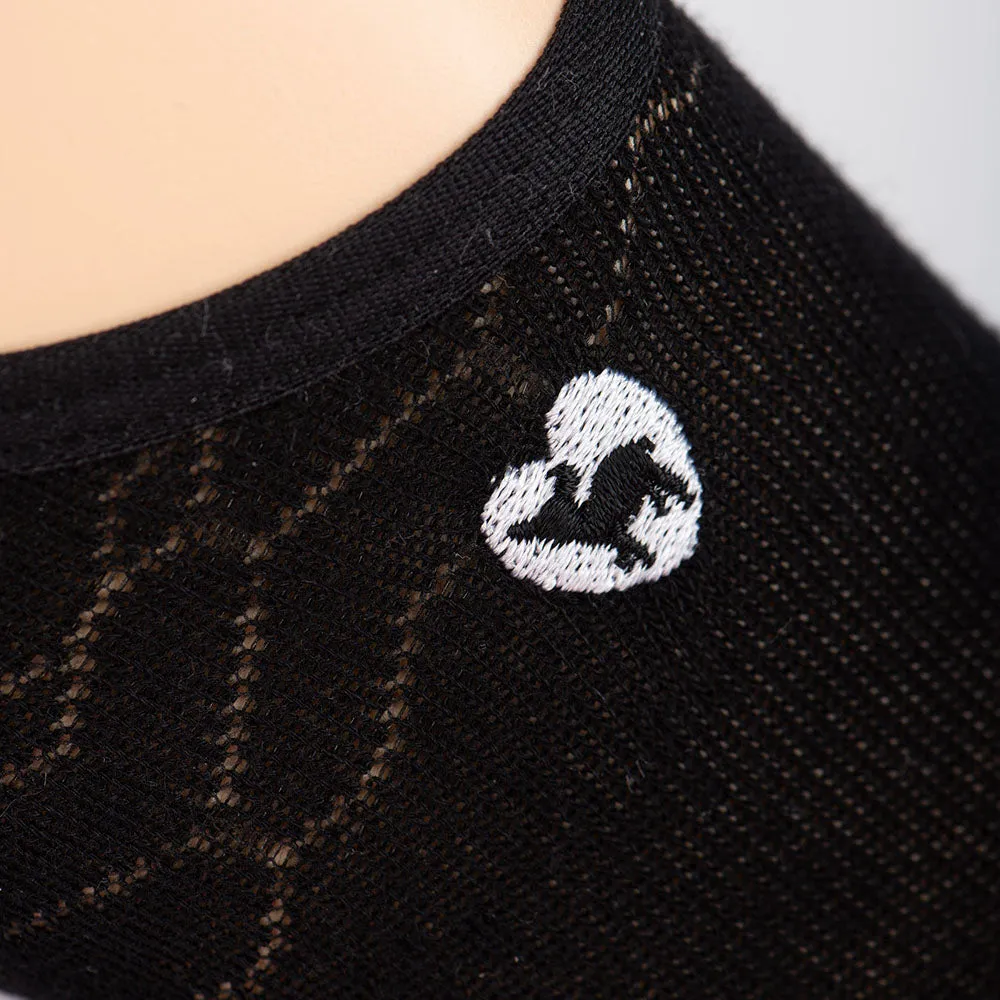 Dr. Segal's x PUDUS Bamboo Socks | No Fuss No-Show | Midnight Black