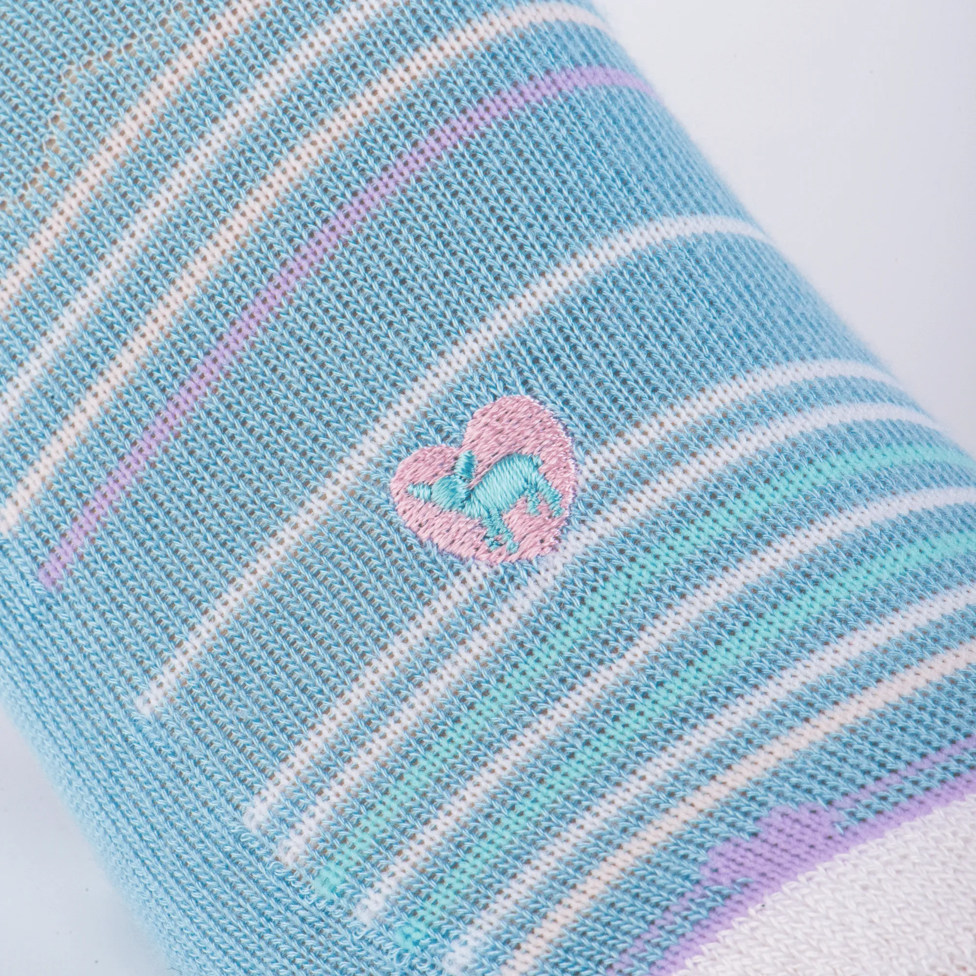 Dr. Segal's x PUDUS Bamboo Socks | No Fuss No-Show | Seaside Blue
