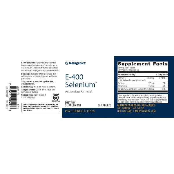 E-400 Selenium™ <br>Antioxidant Formula*