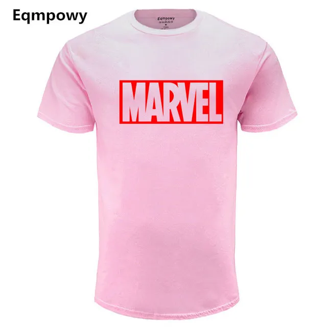 Eqmpowy 2018 New Fashion MARVEL t-Shirt men cotton short sleeves Casual male tshirt marvel t shirts men tops tees Free shipping